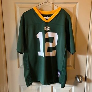 Green Bay Packers, Aaron Rodgers jersey #12, youth XL